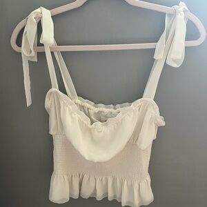 Aritzia Wilfred tie up shirt